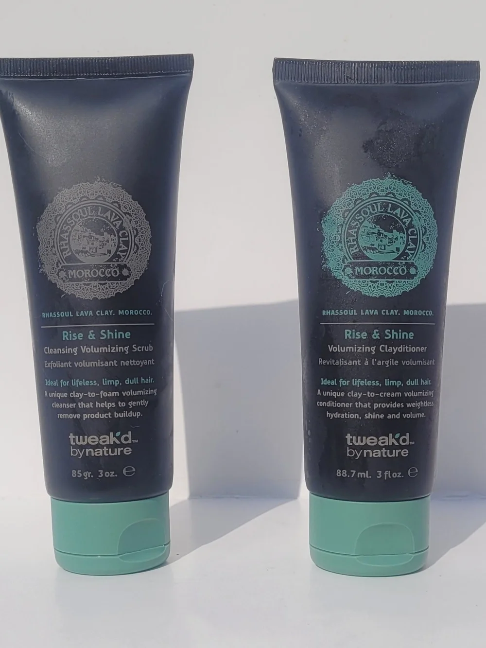 Tweak’d by Nature Rise & Shine Cleansing Volumizing Scrub & Clayditioner Set 3oz